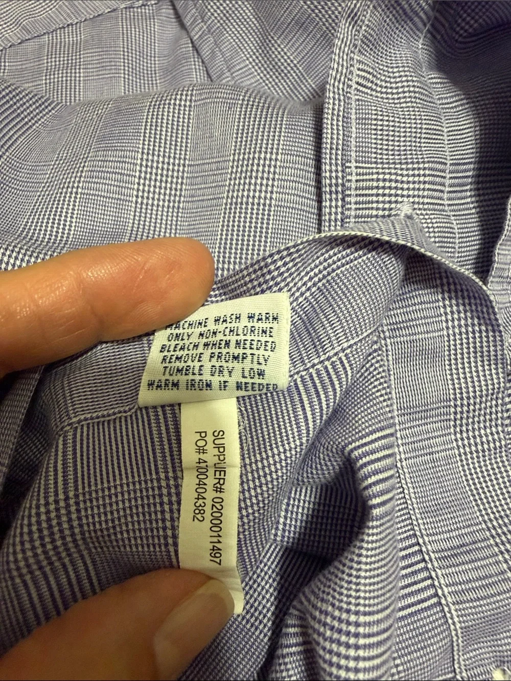Polo by Ralph Lauren Luxury Twill Blue Plaid Long Sleeve Button-Down Shirt